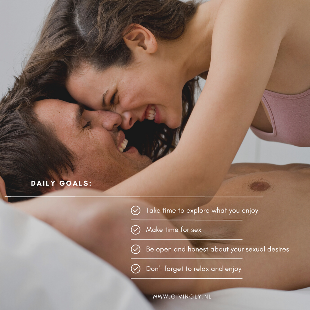 Verrijk je leven: 4 dagelijkse seksuele doelen voor een betere mentale gezondheid en geluk!